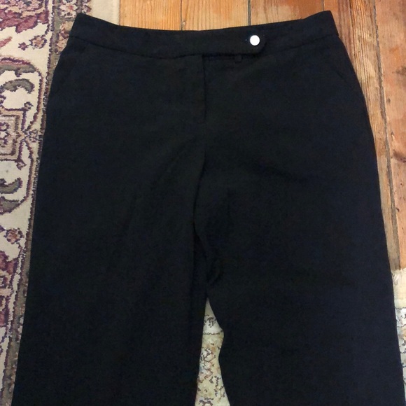 CALVIN KLEIN size 10 Classic Career Trouser Flat-front Pant Stretch Pockets Cozy - Picture 3 of 8